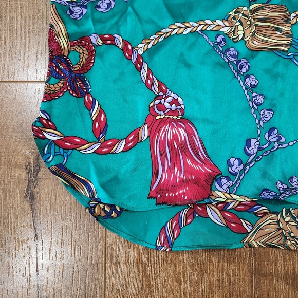 Vintage 90s gold label Victoria's Secret silk button down shirt size M/L retro - Picture 6 of 9